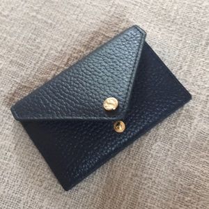 COPY - Navy Leather card case